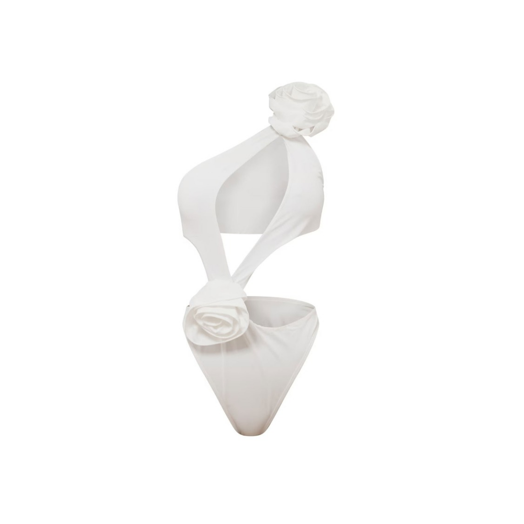 Colett White Swimwear Set
