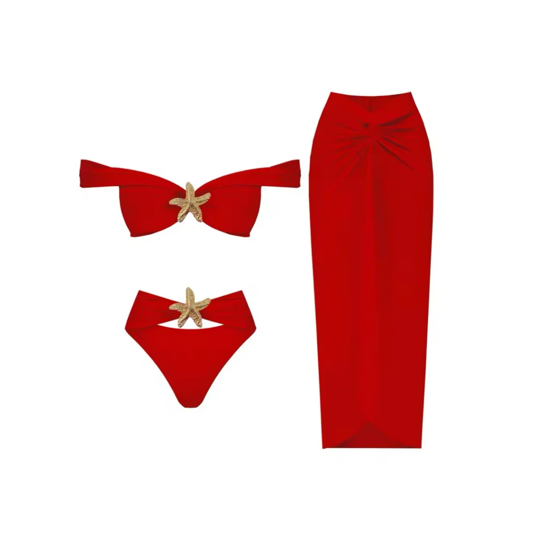Colett SunsetGlow - Bikini set with skirt