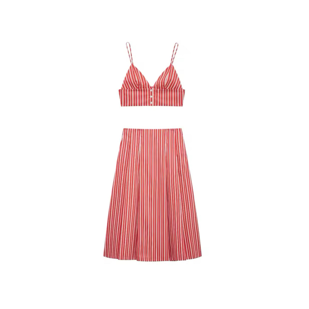 Colett Stripe Charm - Two-piece set