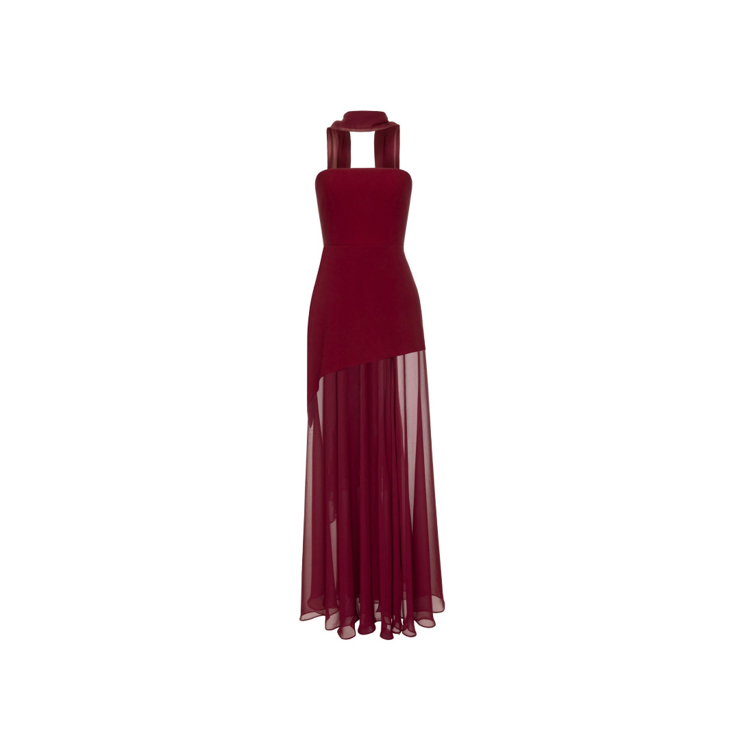 Colett Assymetric Evening Dress