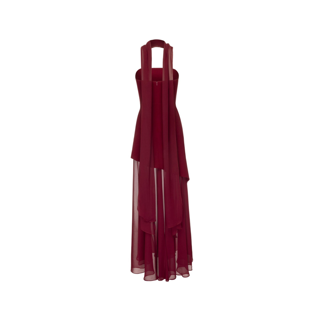 Colett Assymetric Evening Dress