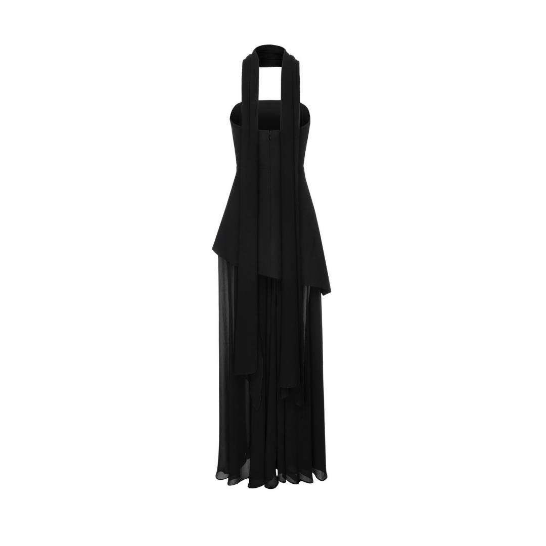 Colett Assymetric Evening Dress