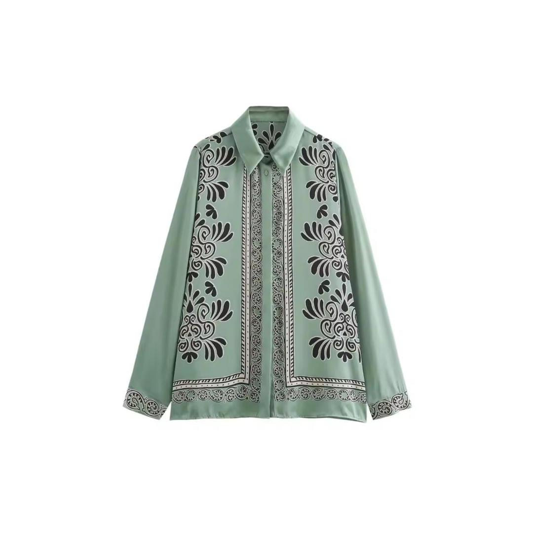 Colett Floral Pattern Long Sleeve Set